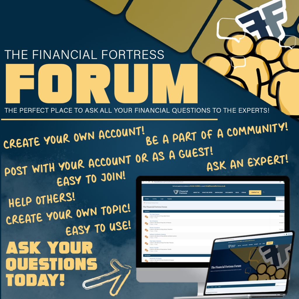 A picture to advertise the Financial Fortress Forum