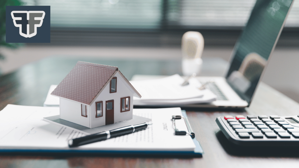 Image of a house, laptop and a calculator to demonstrate remortgaging can save you money